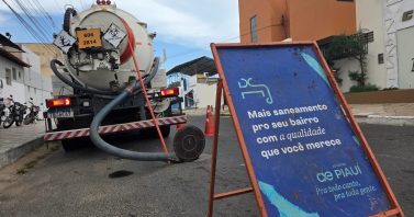 Águas do Piauí intensifica melhorias na rede de esgoto durante período chuvoso em Parnaíba