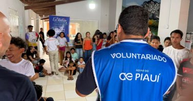 Voluntários levam diversão para crianças em Buriti dos Lopes