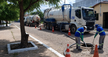 Águas do Piauí realiza melhoria em Estação Elevatória de Esgoto da cidade de Oeiras, que passa a operar plenamente