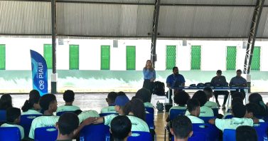 Água e conscientização marcam ação da Águas do Piauí na Semana do Meio Ambiente em Lagoa do Piauí 