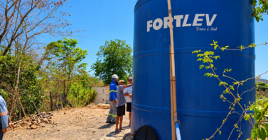 Reservatório de 30 mil litros reforça abastecimento de 120 famílias na zona rural de Teresina 