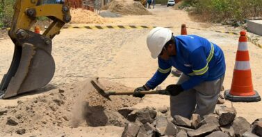 Ligação irregular de grande porte prejudicou abastecimento do loteamento Luar do Sertão, em Parnaíba